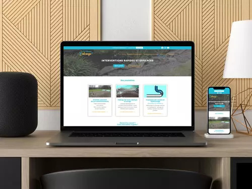 Création de site internet Pre-bocage Vidange - Toile de com agence digitale caen