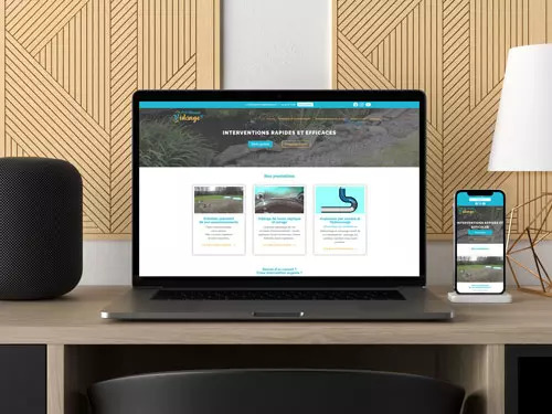 Création de site internet Pre-bocage Vidange - Toile de com agence digitale caen