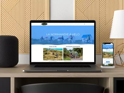Création de site internet Tous à vélo - Toile de com agence digitale caen