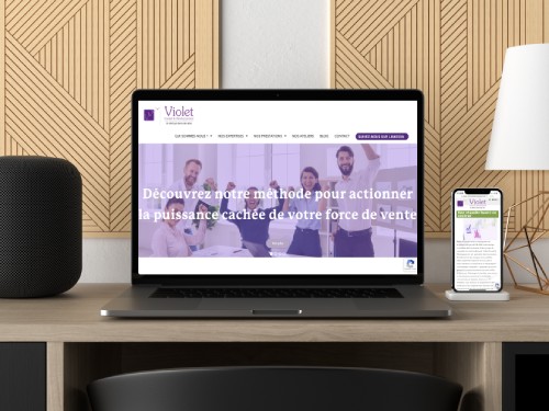 Création site internet Violet Conseil et Développement - Agence de communication digitale caen