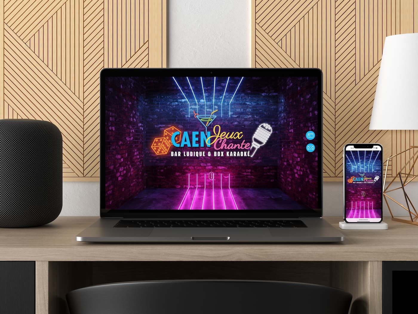 Création de site internet Caen Jeux Chante - Toile de com agence digitale caen