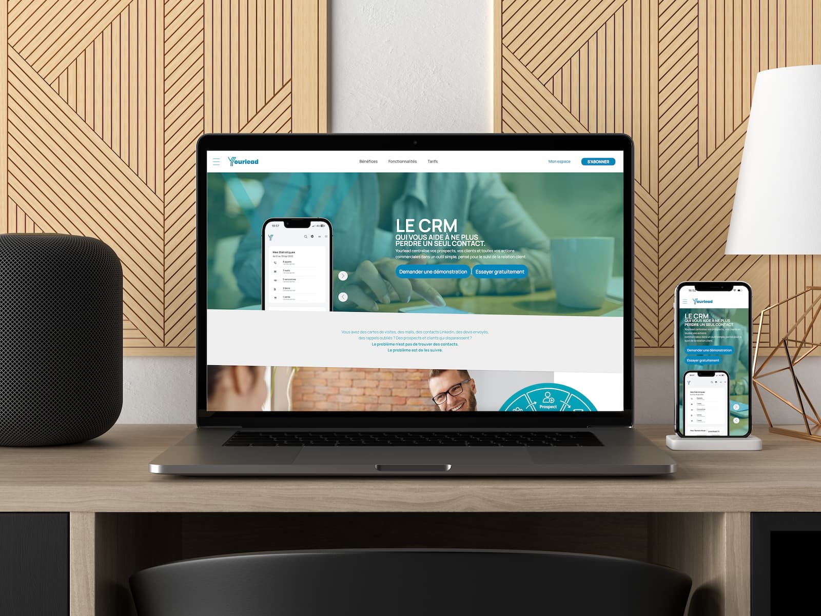 Création de site internet CRM YourLead - Toile de com agence digitale caen